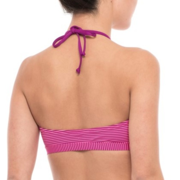NEW Bandeau Halter Swim Top MSRP $54 - Picture 2 of 3